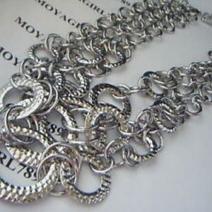 Lia Sophia Silver Tone 3 Detachable Necklaces!